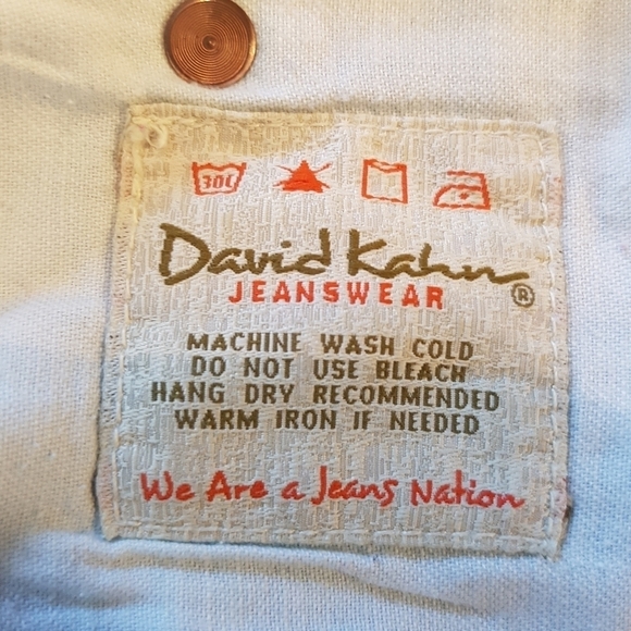 David Kahn women's distressed cropped capri jeans size 27 - Picture 4 of 5